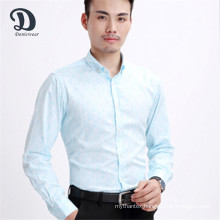 Latest mens shirt pocket style 100 polyester shirt